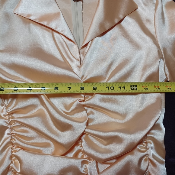 Beautiful Gold Cocktail Blouse - Picture 8 of 8